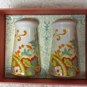 Mudlark "Santika" Salt & Pepper Ceramic Shakers